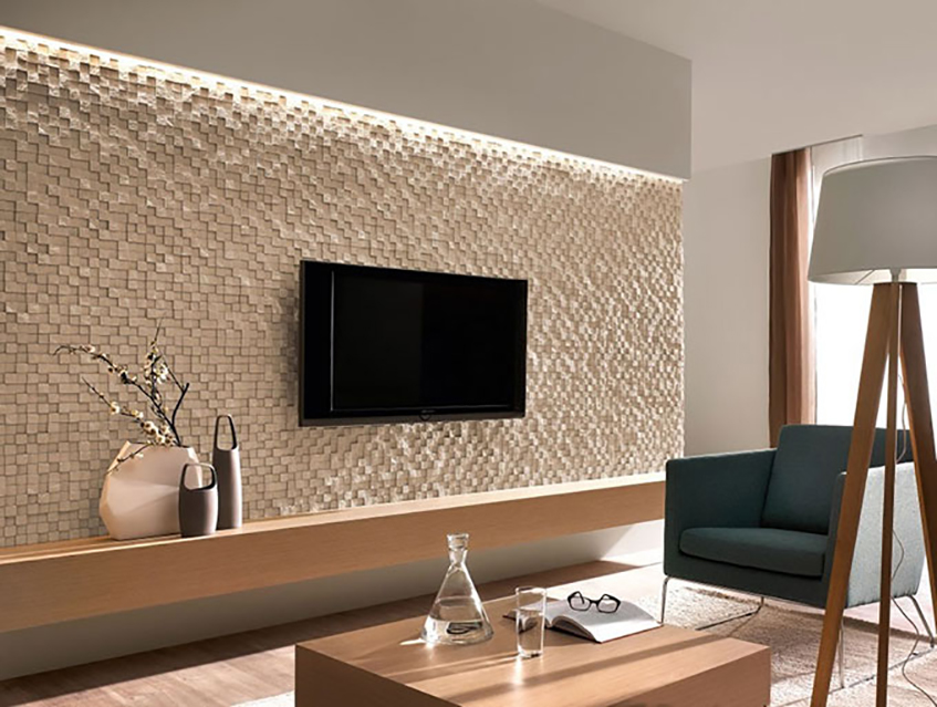 Kamen je sam po sebi lep akcenat u prostoru. Boje za zidoea treba da budu neutralne.