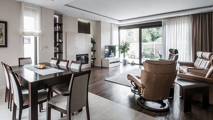 Enterijer luksuzne kuće na Vračaru u Beogradu