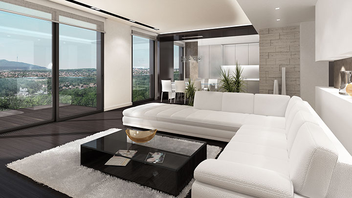 Enterijer stana na Dedinju