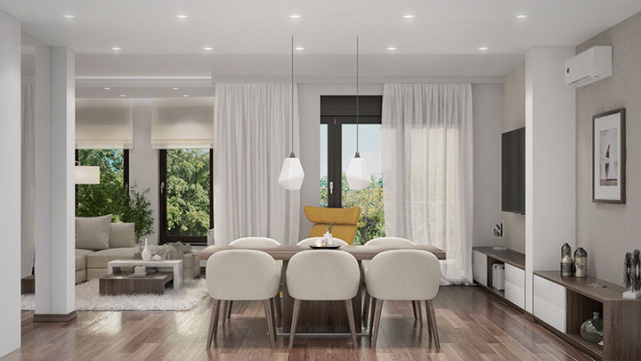 Enterijer modernog stana na Vračaru