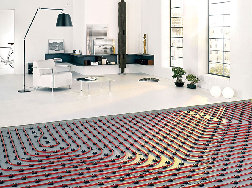 Kako izgleda podno grejanje - montaža