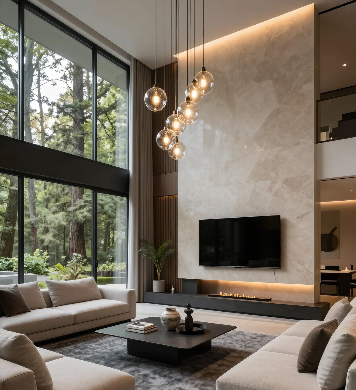 Mermer u enterijeru je sredstvo za stvaranje lukzuznog enterijera