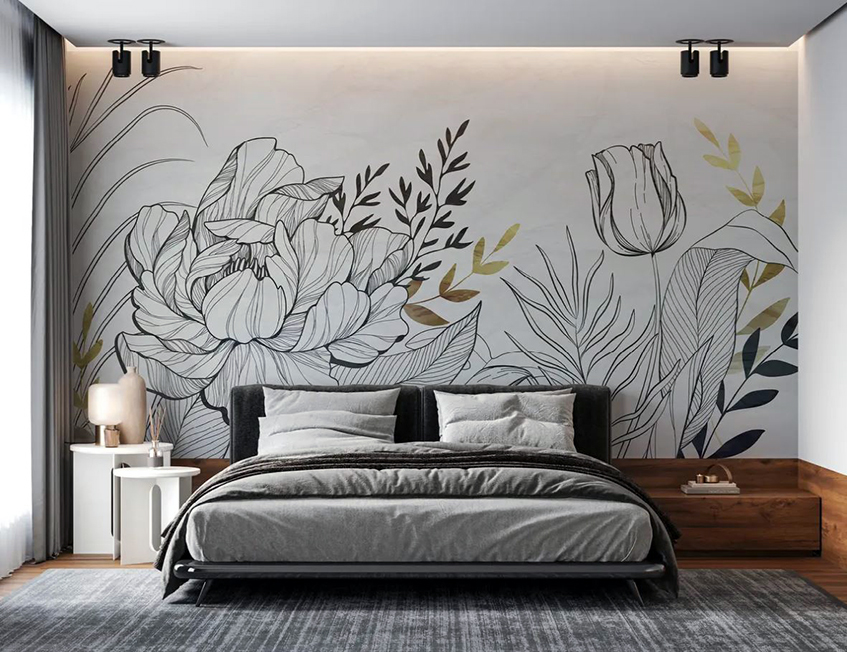 Tapet kao crtež na zidu