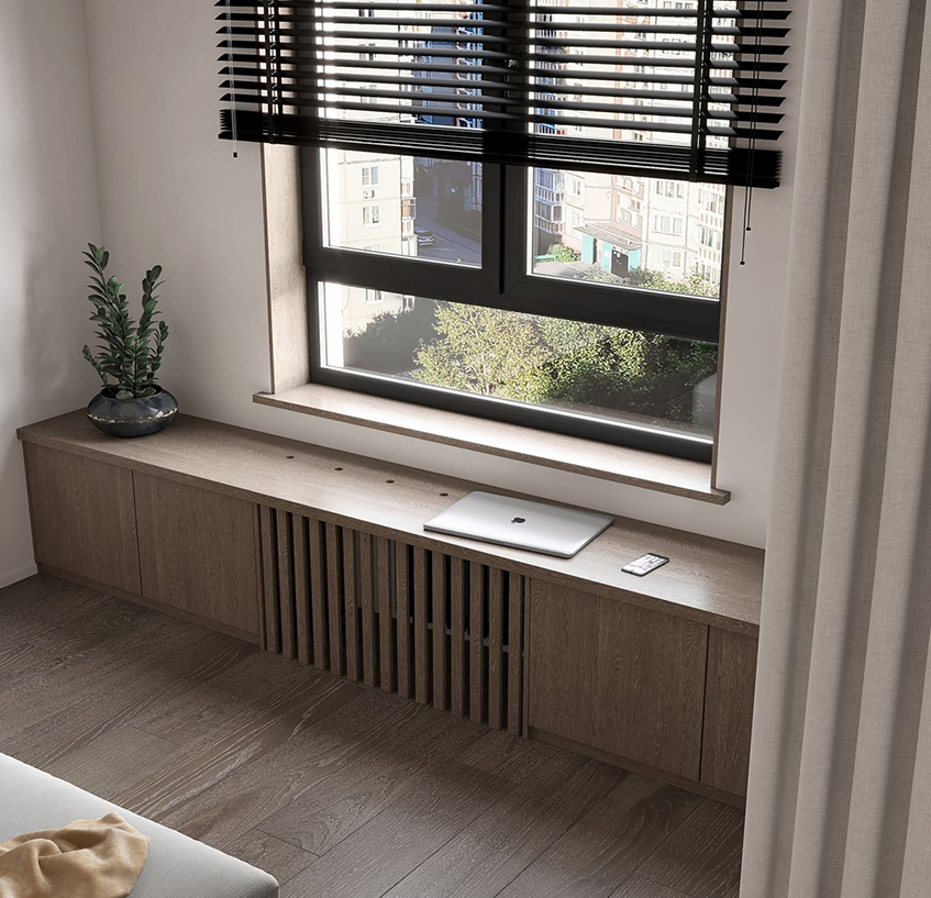 Minimalistički dizaj zahteva potpuno neutralne maske za radijator