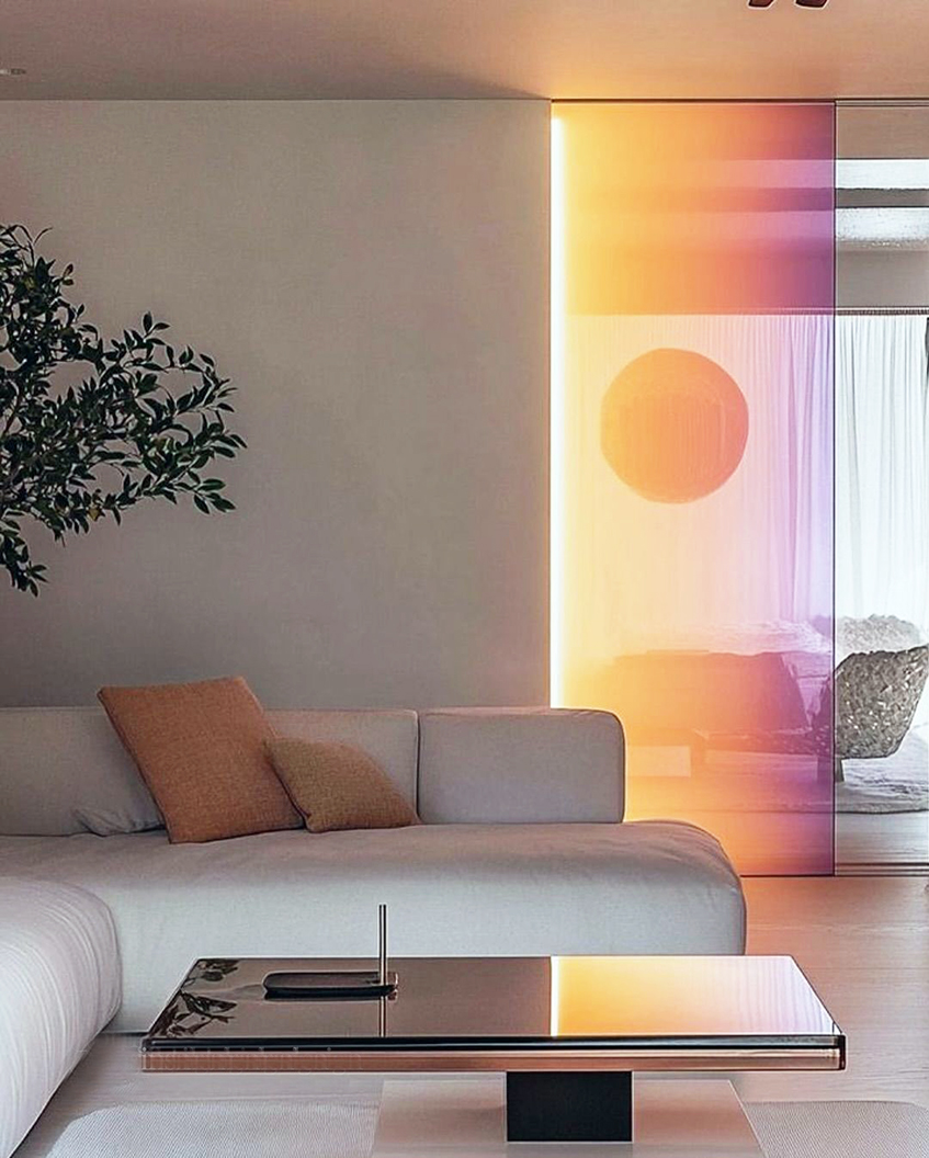 Klizna vrata sa staklom u boji