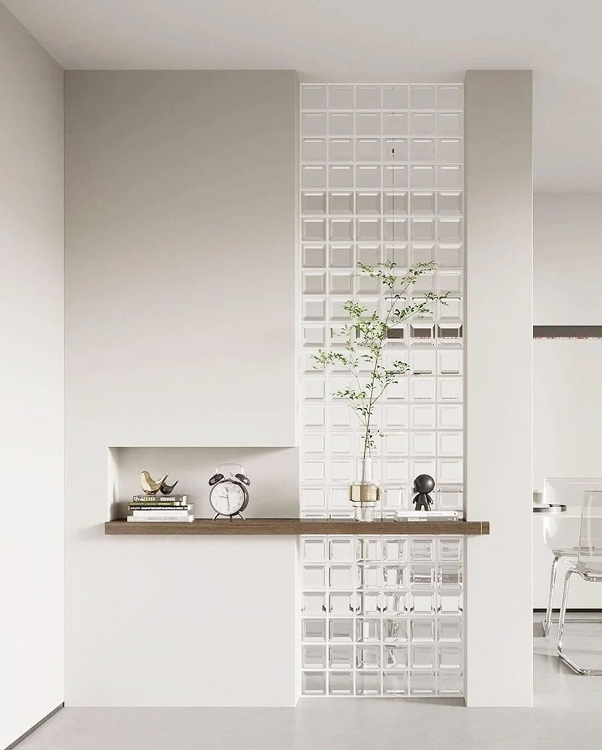 Staklene prizme u enterijeru imaju čestu primenu kao detalj