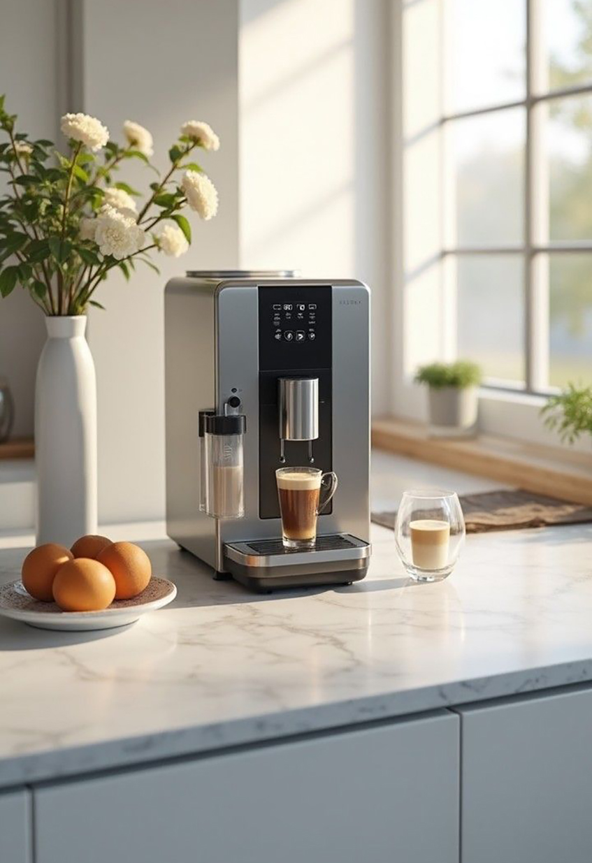 Kućni kafe-aparati u skladu sa dizajnom kuhinje