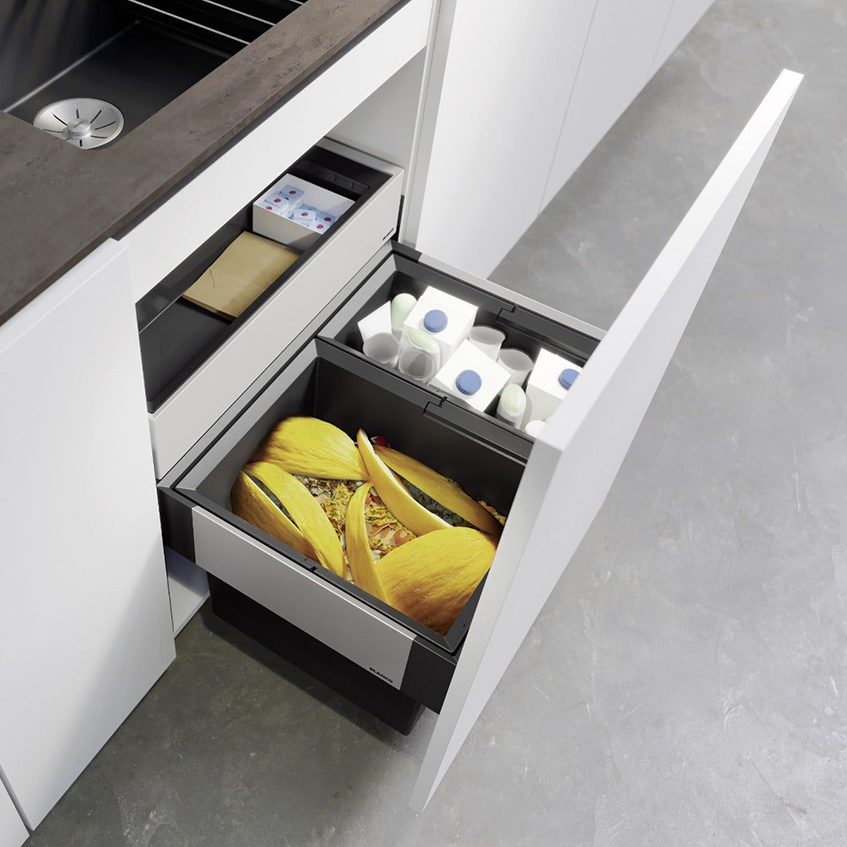 Sistem otpada predviđen je da se fron elementa direktno kači za kantu