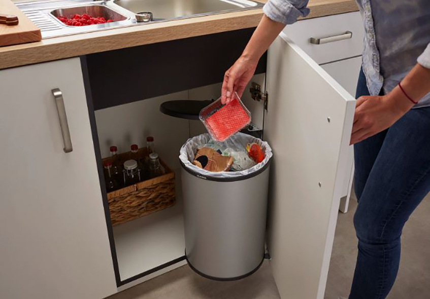 Kružna mini kanta montirana na front